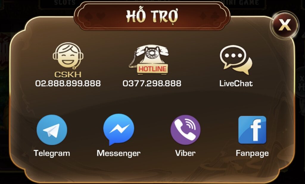 Liên hệ với bộ phận CSKH của Iwin để được hỗ trợ nhanh nhất khi gặp sự cố