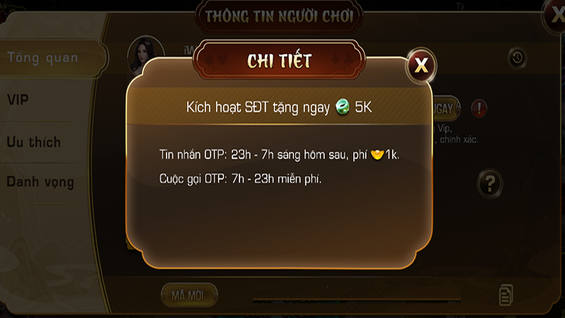 Nhận ngay 5k vào tài khoản khi kích hoạt SĐT chính chủ