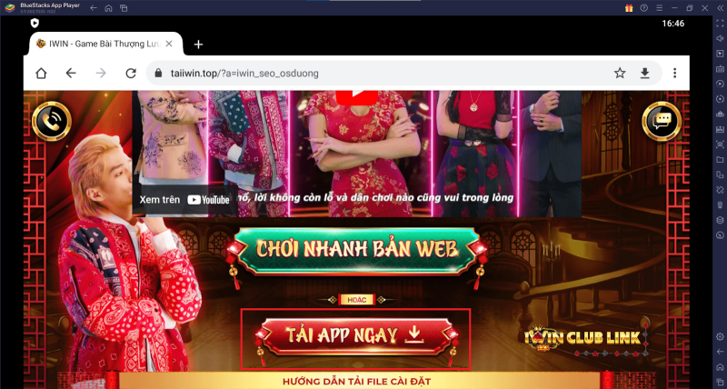 Cách tải app IWIN