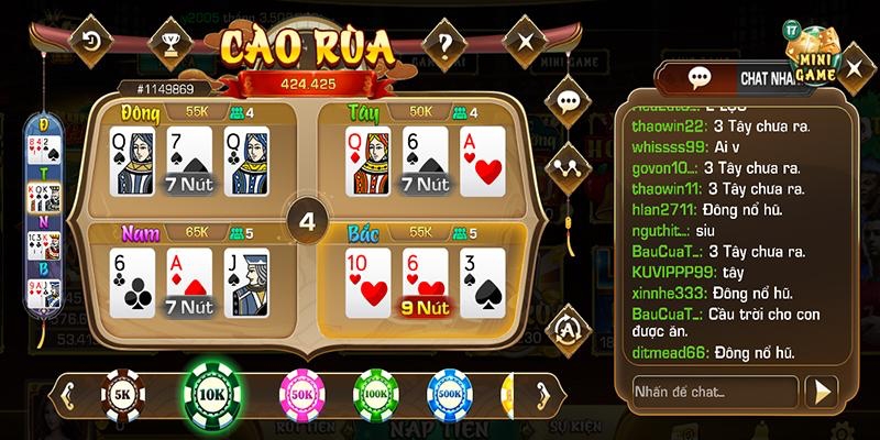 Hướng dẫn chơi game bài cào rùa đổi thưởng trên Iwin