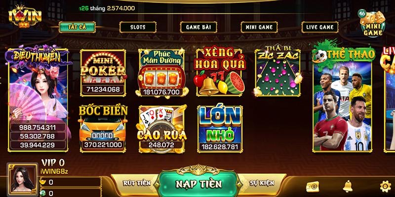Truy Cập Website Iwins.info