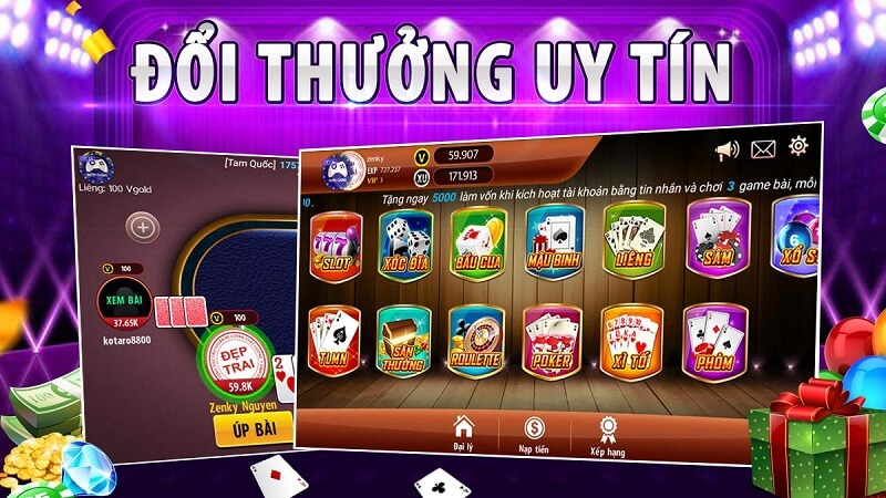 Những game đổi thưởng khá đa dạng, phong phú